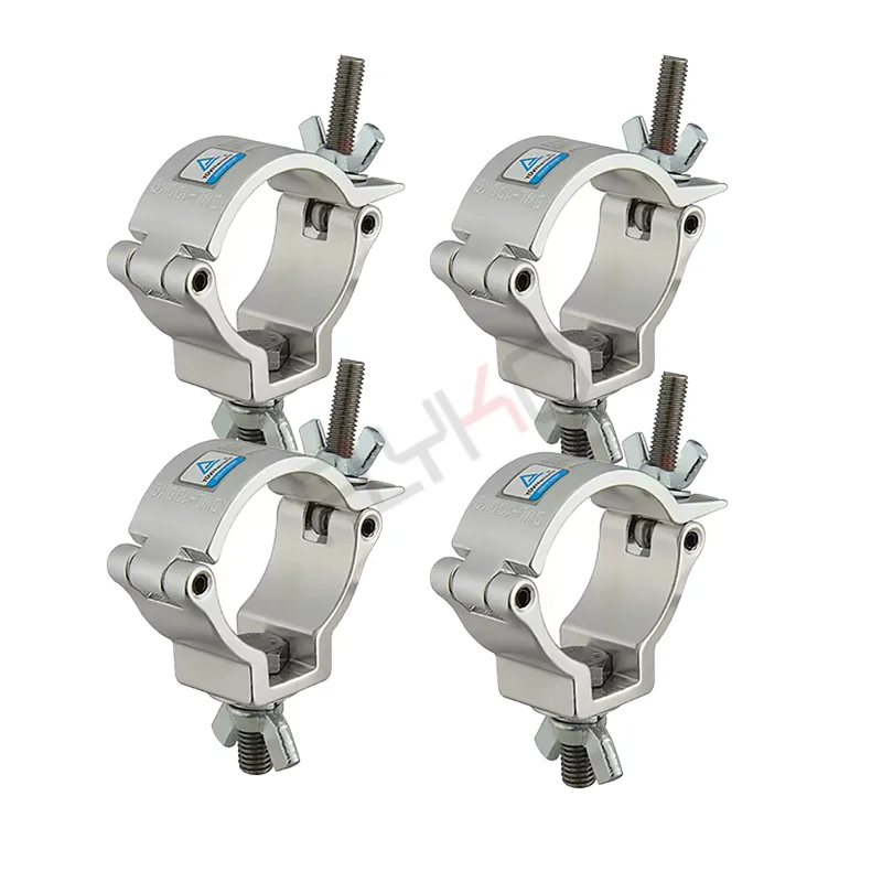 

4PC Aluminum Alloy Stage Lights Truss Clamp DJ Light Clamp Hanger Hook Bracket For LED Moving Head Beam Spot Clamps 48-51mm