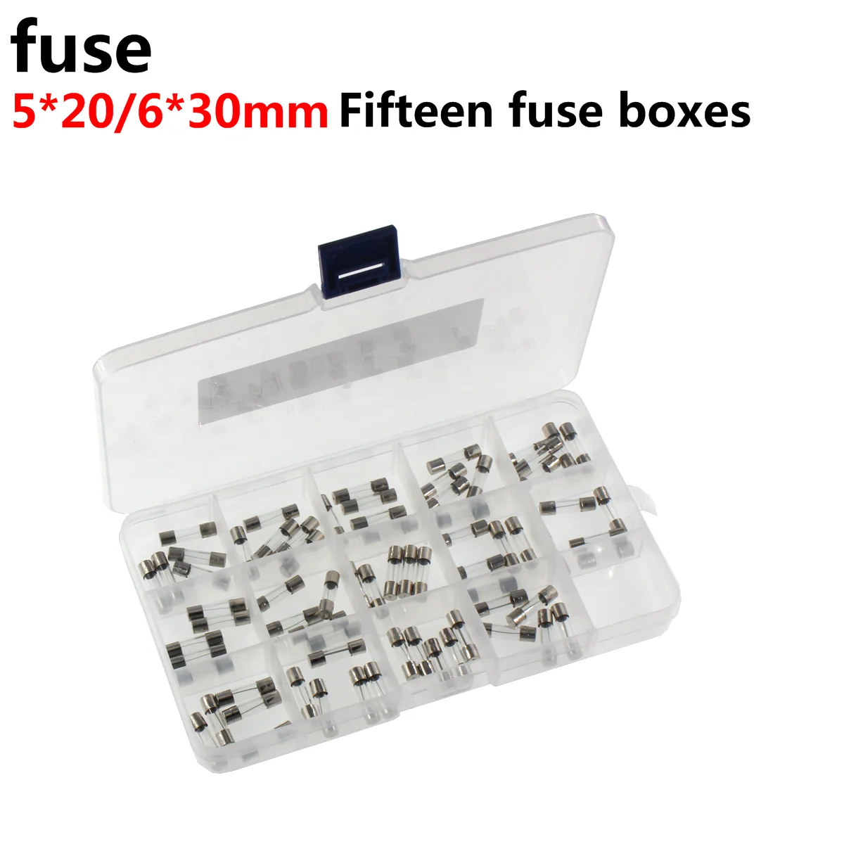 Glass Fuses 5x20mm 6x30mm Fuse vh3.96 xh2.54 capacitor dupont potentiometer Glass 3006P 3296W 3362P ceramic Tube  Glass