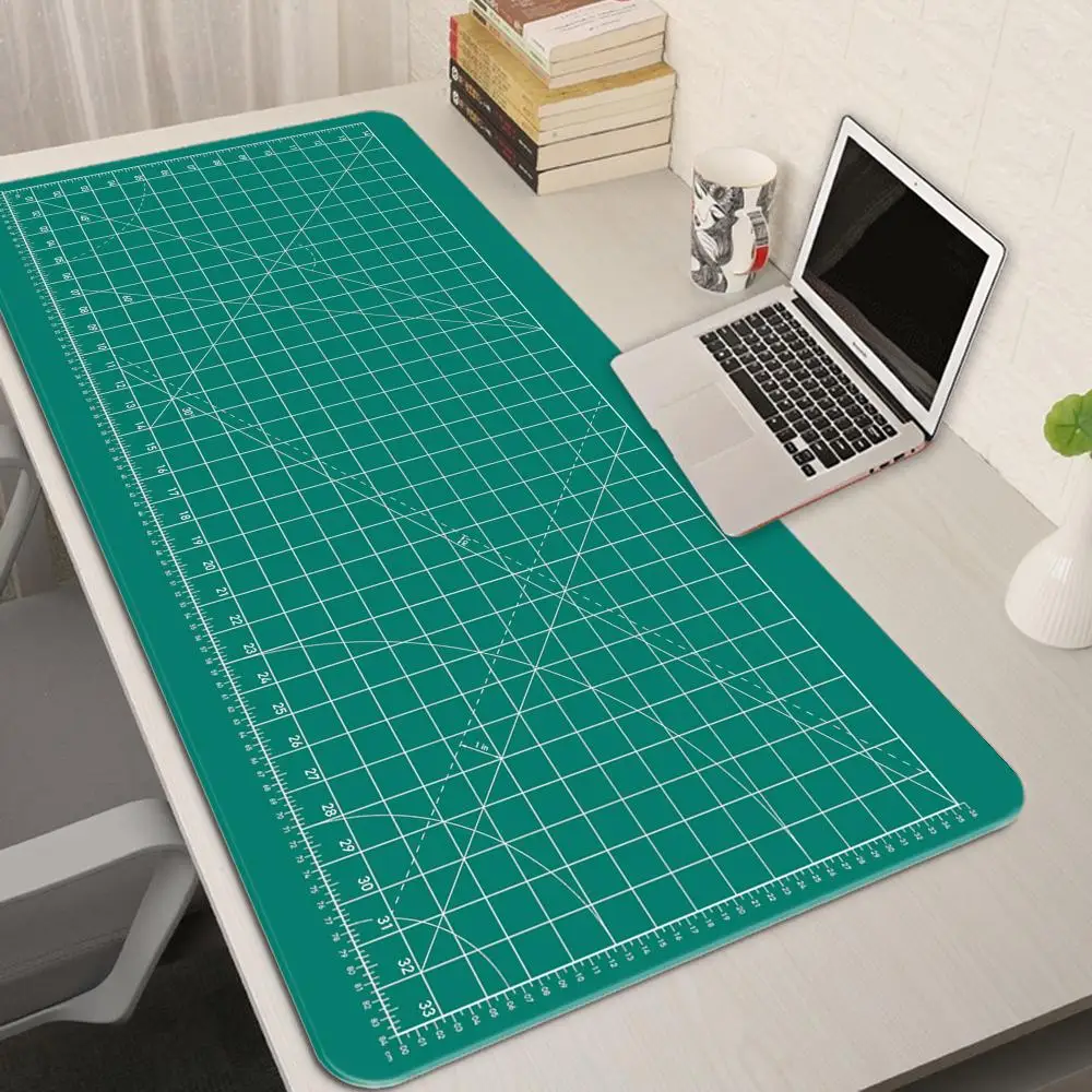 Cutting-Mat-white-on-black Mouse Pad Office Gaming Laptop De
