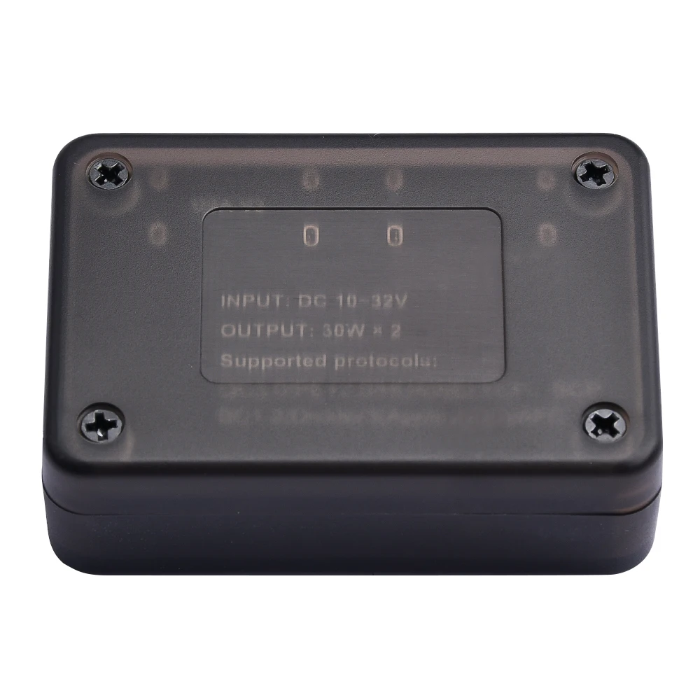 12V 24V to 5V 9V Dual USB Mobile Phone Fast Charging Power Supply Step-down Converter Module with Shell USB QC3.0 QC2.0 Car Char