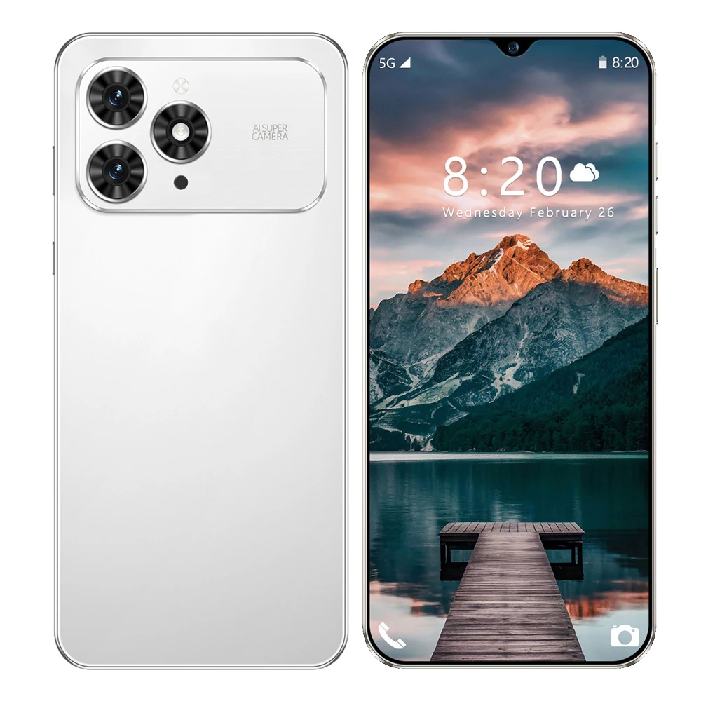 2026 NIEUW Voor i17 Pro Max Smartphone Originele 7.0HD Mobiele Telefoons 5G Dual Card Mobiele Telefoons 8000 mAh Android 15 Ontgrendeld Mobiele Telefoon