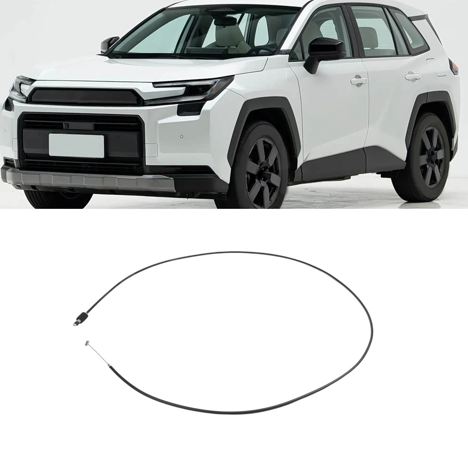 OEM Compatible Hood Latch Release Cable for Toyota For RAV4 2013-2018 4-Door 2.5L Engine ABS Housing 5363042110