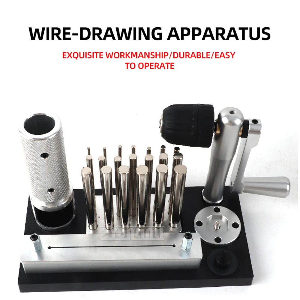 Stainless Steel Manual Jump Ring Maker Manual Wire Drawing Machine Bending Ring Maker Professional Jewelry Tool for Craftsmen