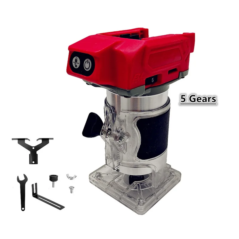 M12K-For 18 فولت بطارية الطاقة آلة تشذيب النجارة فرش جهاز توجيه الخشب طحن الشق أداة الكهربائية المتقلب