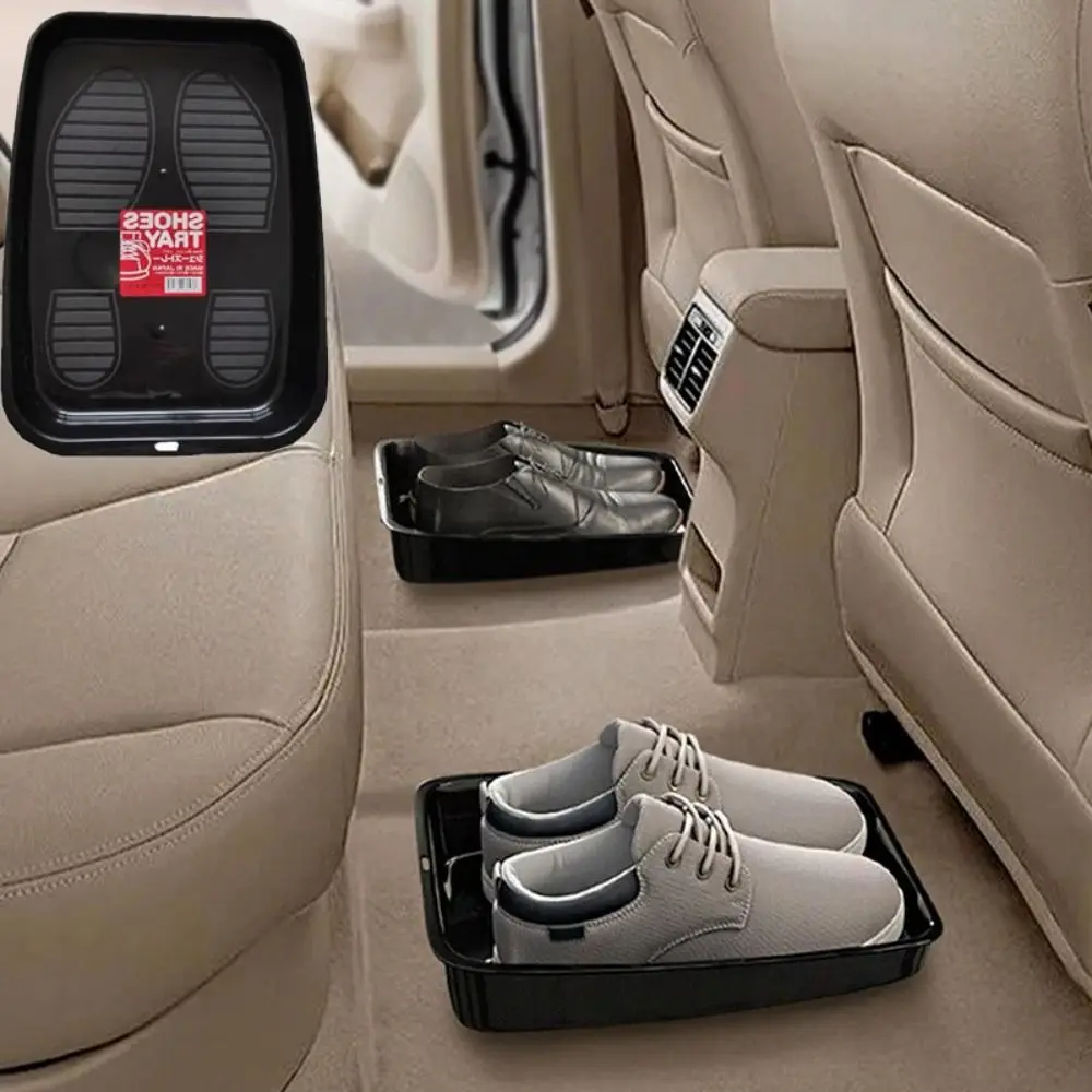 Multifunctional Car Shoes Storage Tray Interior Tidying Under Seat Container Box Accessory Interior Storage Tray Car Storage