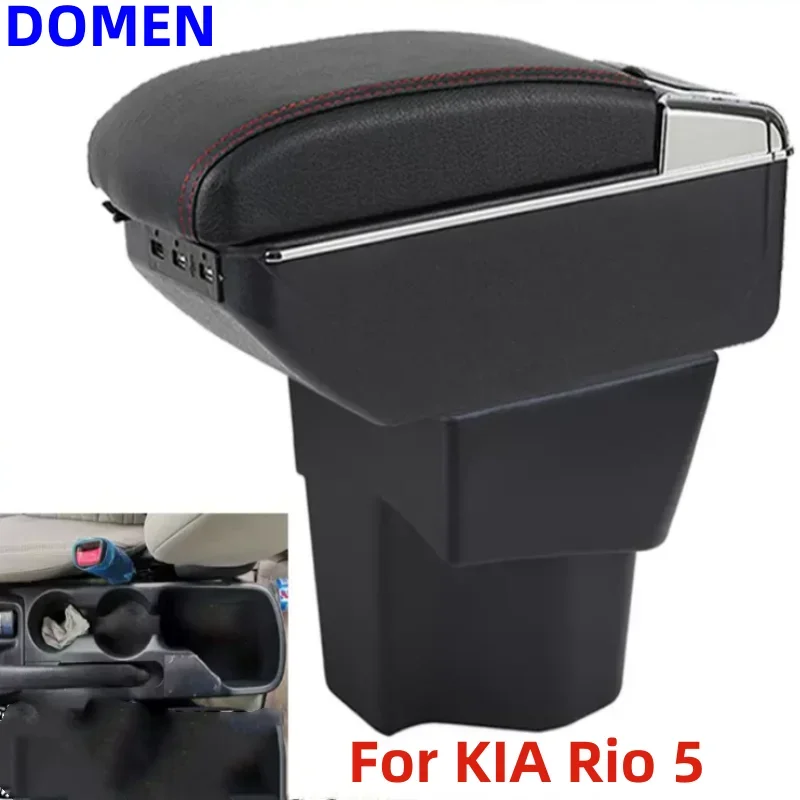 

NEW For KIA Rio 5 Armrest Rio 2014 2013 2012 2015 2016 2017 2018 2019 parts Car Armrest box Storage box car accessories Interior