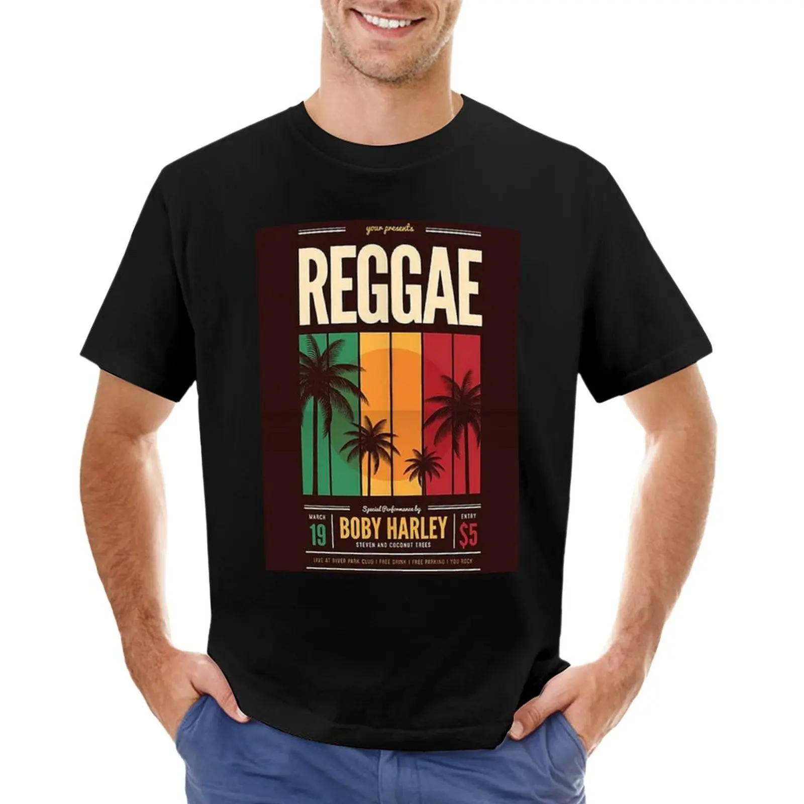 

rastaman T-Shirt customs summer top anime clothes mens tall t shirts