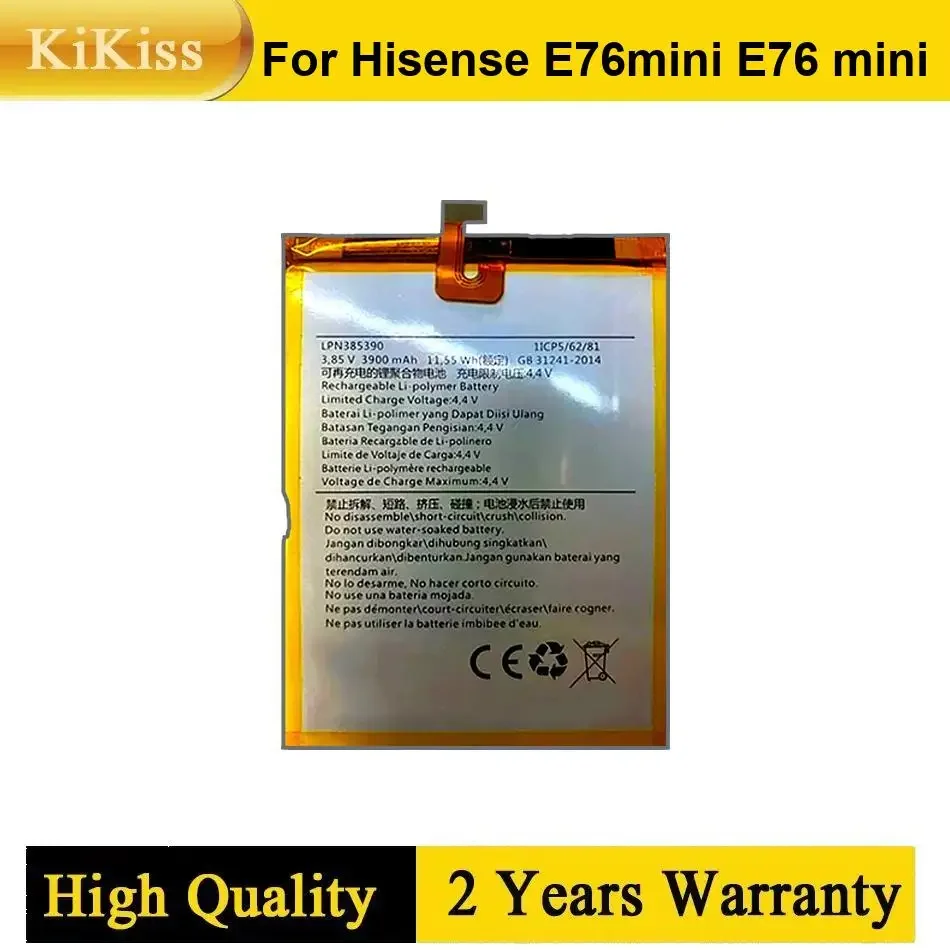 

ЛПН 385390 Литий-ионный аккумулятор для Hisense E76mini E76 mini