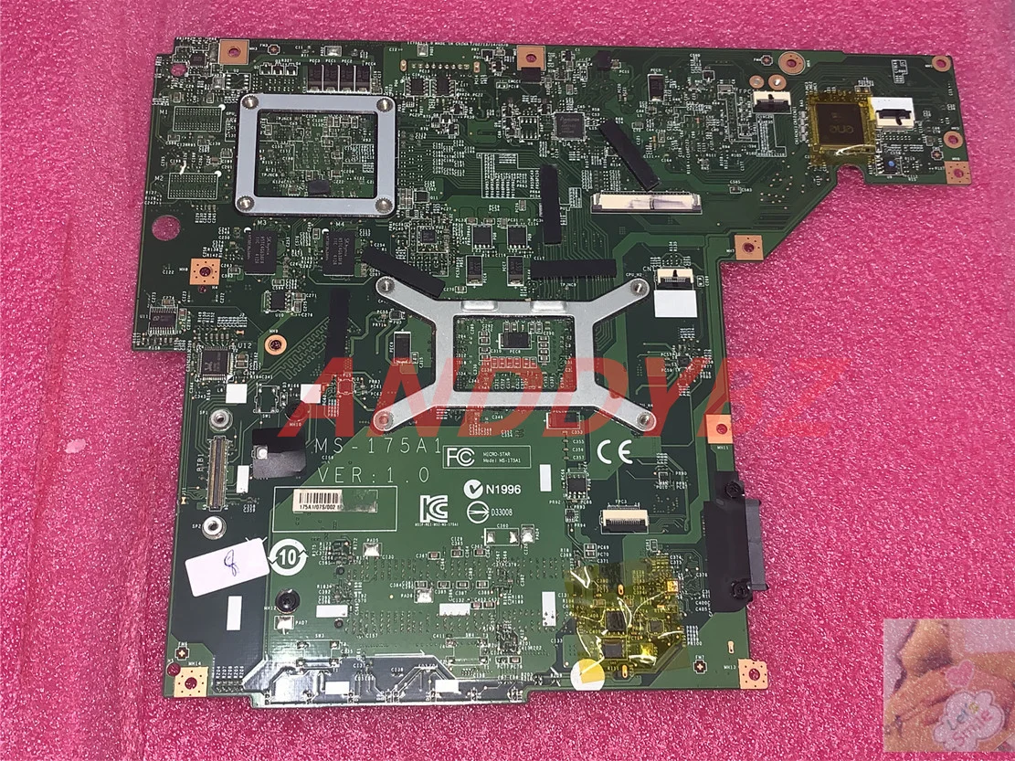 Used MS-175A1 FOR MSI GP70 MAINBOARD WITH I5 I7 CPU AND GeForce 840M 100% Working OK