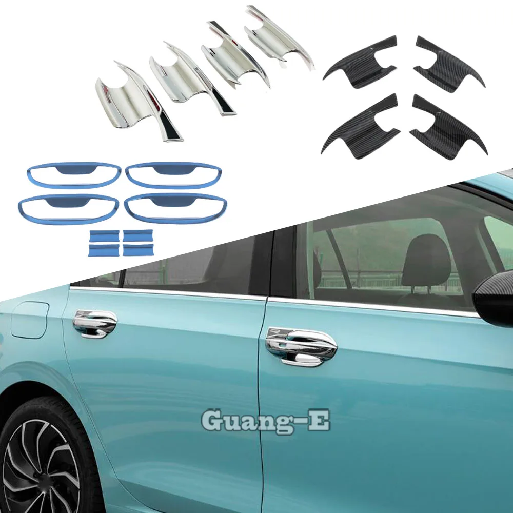 Car Styling Body Armrest Trim ABS/Steel Handrail Door Bowl Stick Frame Panel For VW Volkswagen Golf8 Golf 8 2020 2021 2022 2023