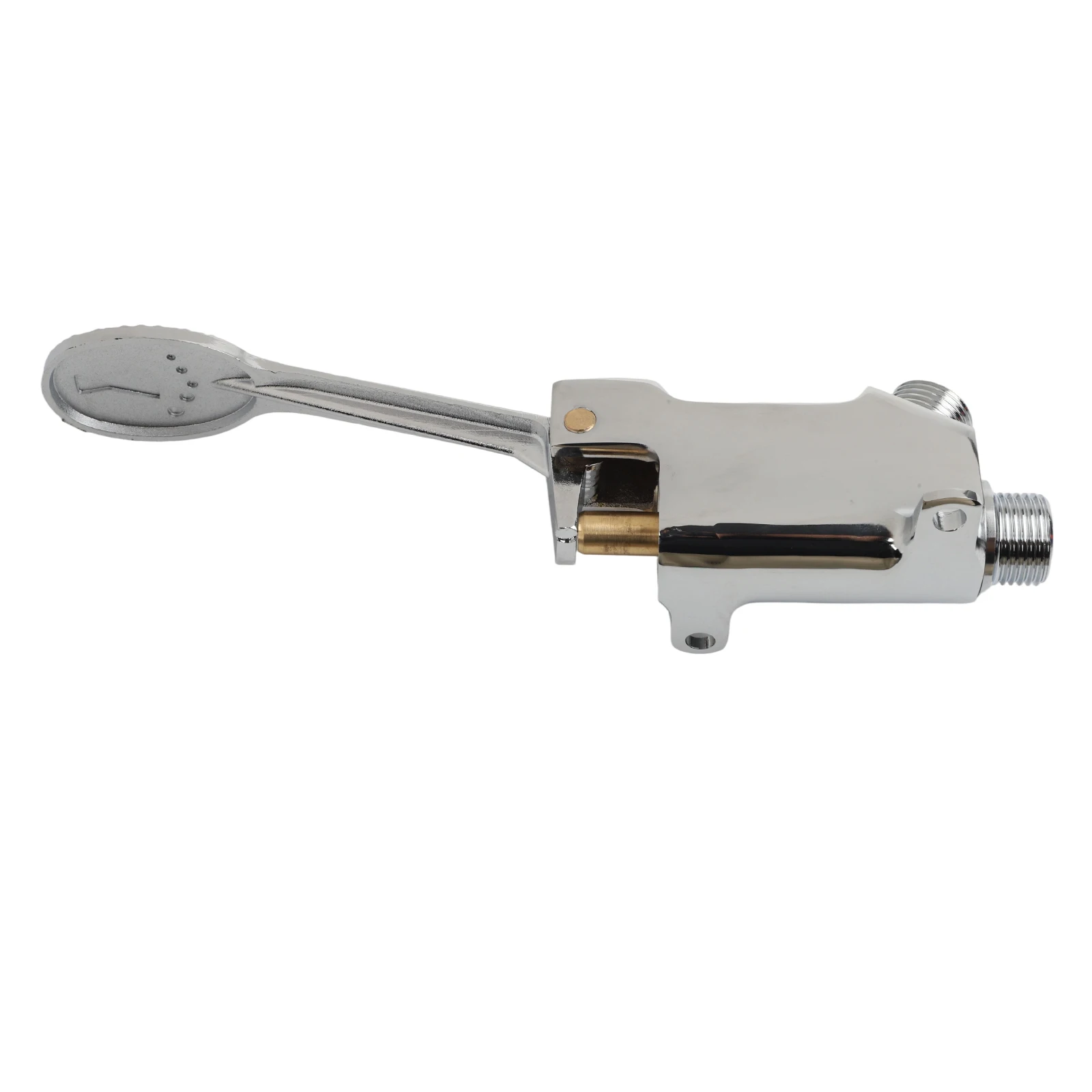 

Heavy Duty Copper and Stainless Steel Foot Pedal Control for Bathroom Sink Suitable for Industrial and Commercial Environments