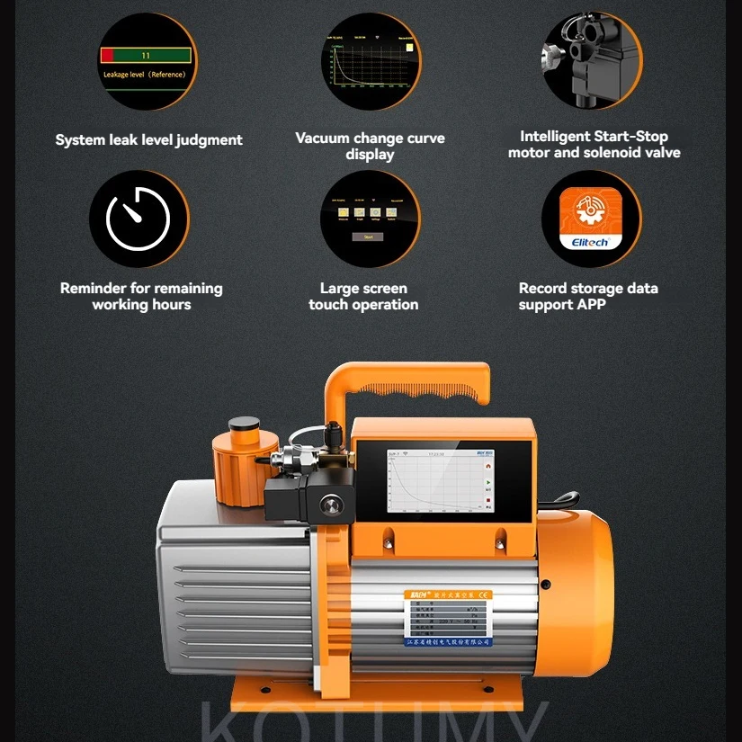 7/9/12CFM Vacuum Pump for Refrigeration Maintenance Tool Air Conditioning Refrigerant Filling Car Household Electrical Repair
