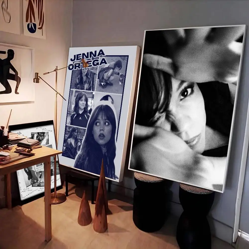 مثير صورة جينا O-Ortega ملصق ذاتية اللصق الفن مقاوم للماء ورقة ملصق مقهى بار غرفة جدار ديكور