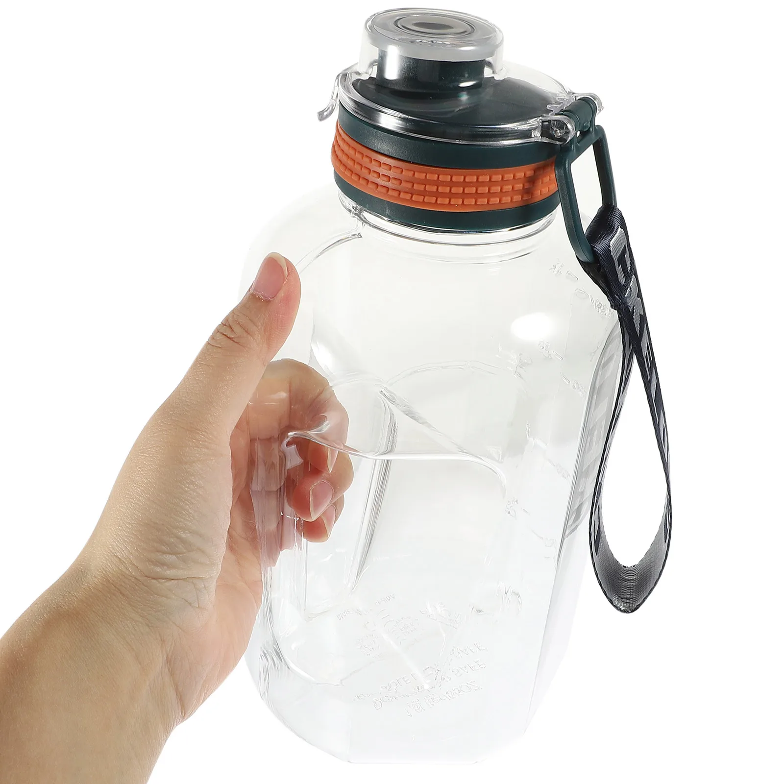 

Large Capacity Outdoor Sports Water Bottle Reusable Plastic Fitness Kettle Portable Gym Running Container Exercise Hydration Big
