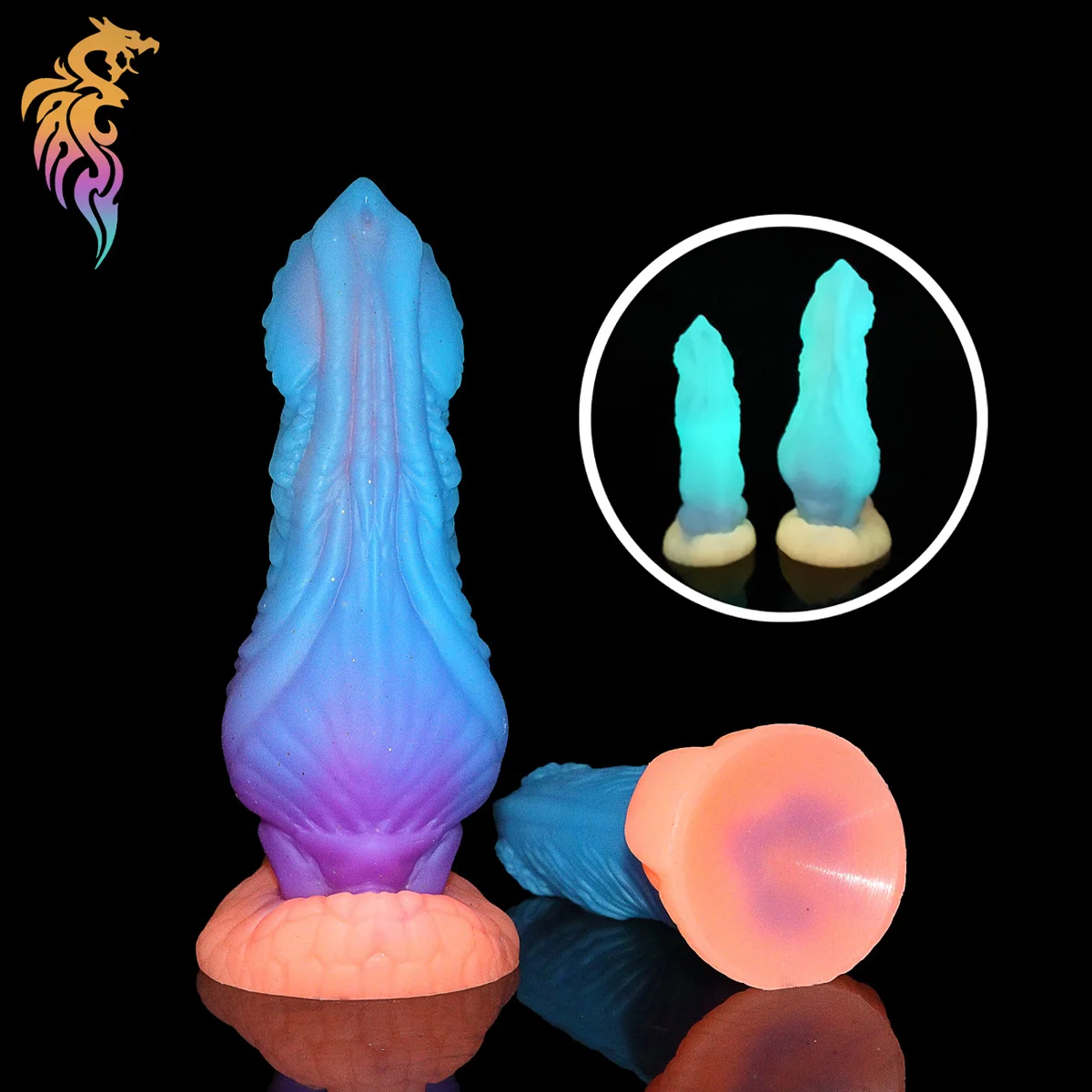 Luminous Silicone Dildo Thick Penises With Suction Cup Sex Toys For Women Mini Cock Anal Plug Dilator Female Masturbation Device