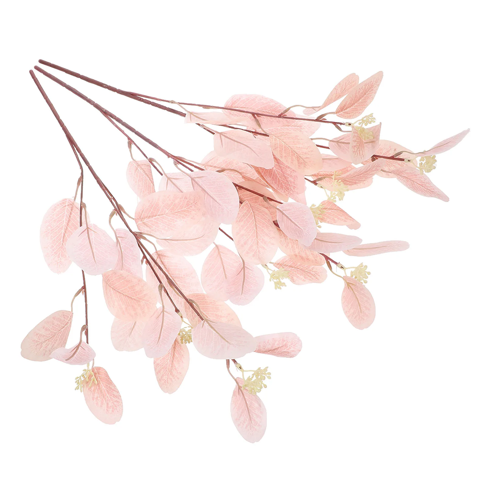 

3 pcs Simulated Eucalyptus Leaf Bouquet Artificial Flower Decor For Home Party Wedding Scene Layout Prop Fake Bouquet Decor