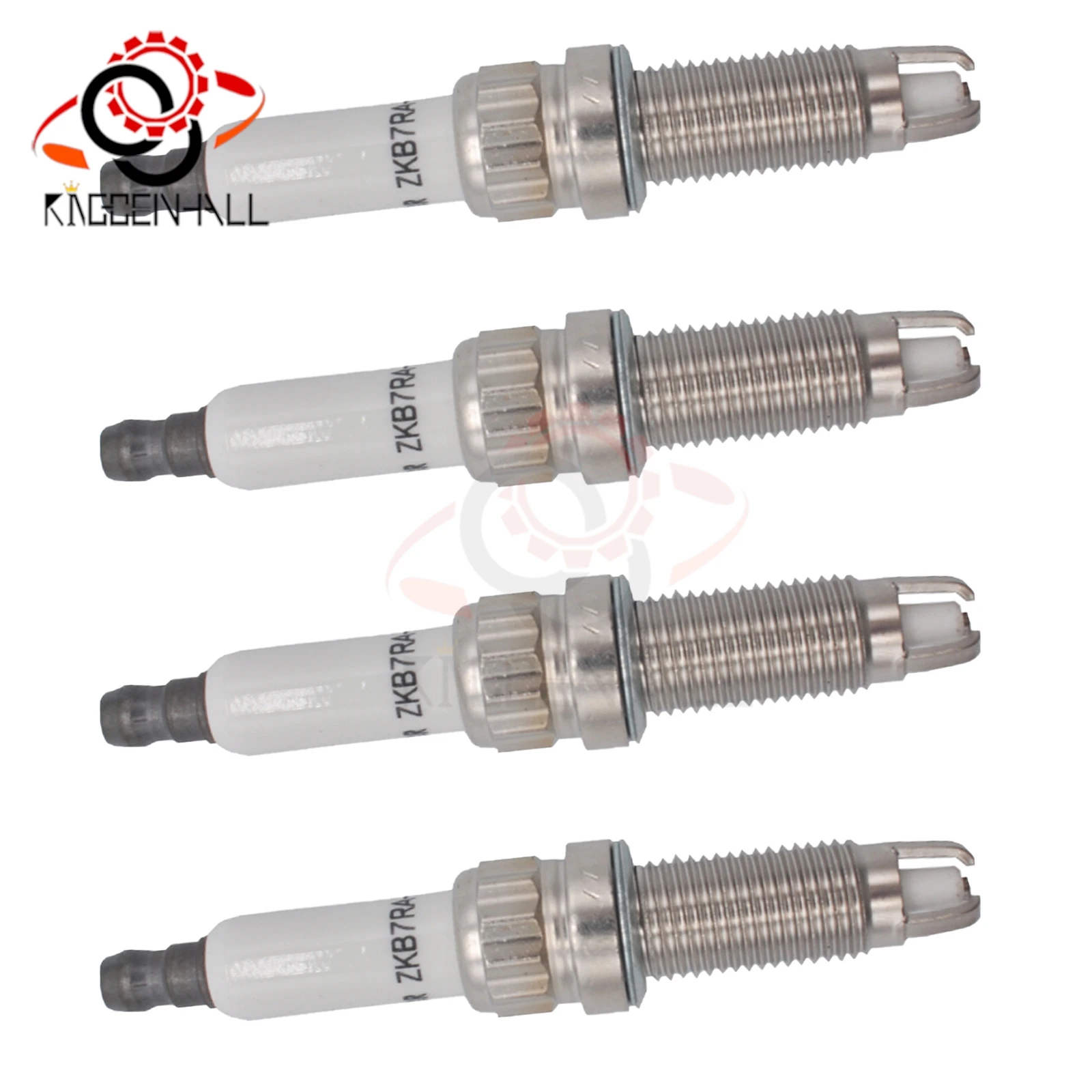 4Pcs Wear Parts Spark Plugs 91785 ZKBR7A-HTU Compatible With Saab 9-3 BMW 120i 1 Series M 1.6L 2L L4 3L L6 12120038349
