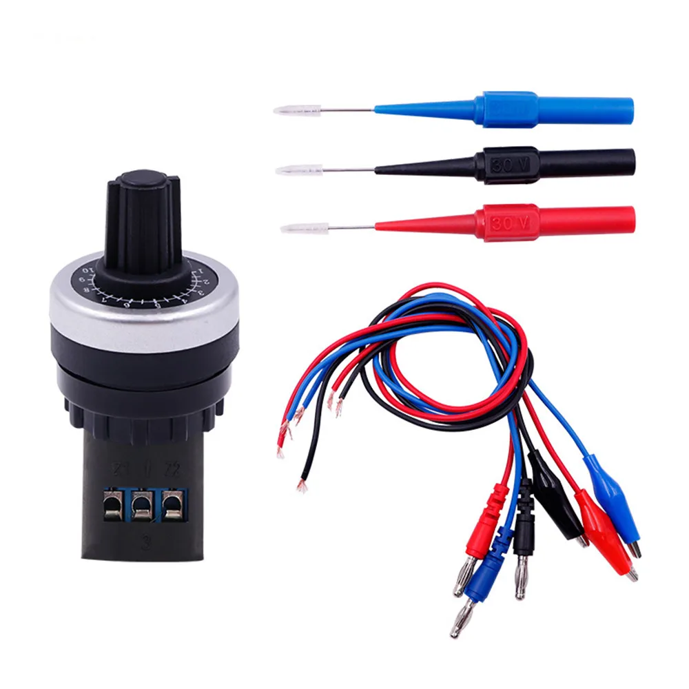 Car Circuit Tester Sensor 12V Signal Resistance Simulator Fuel Diagnostic Tool Auto Analog Generator Resistance Sensor