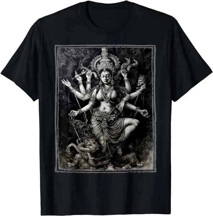 NEW LIMITED Kali Death Goddess Indian Kalika Hindu Buddhism T-Shirt Size S-5XL Anime Graphic T-shirts for Men Clothing Women Tee