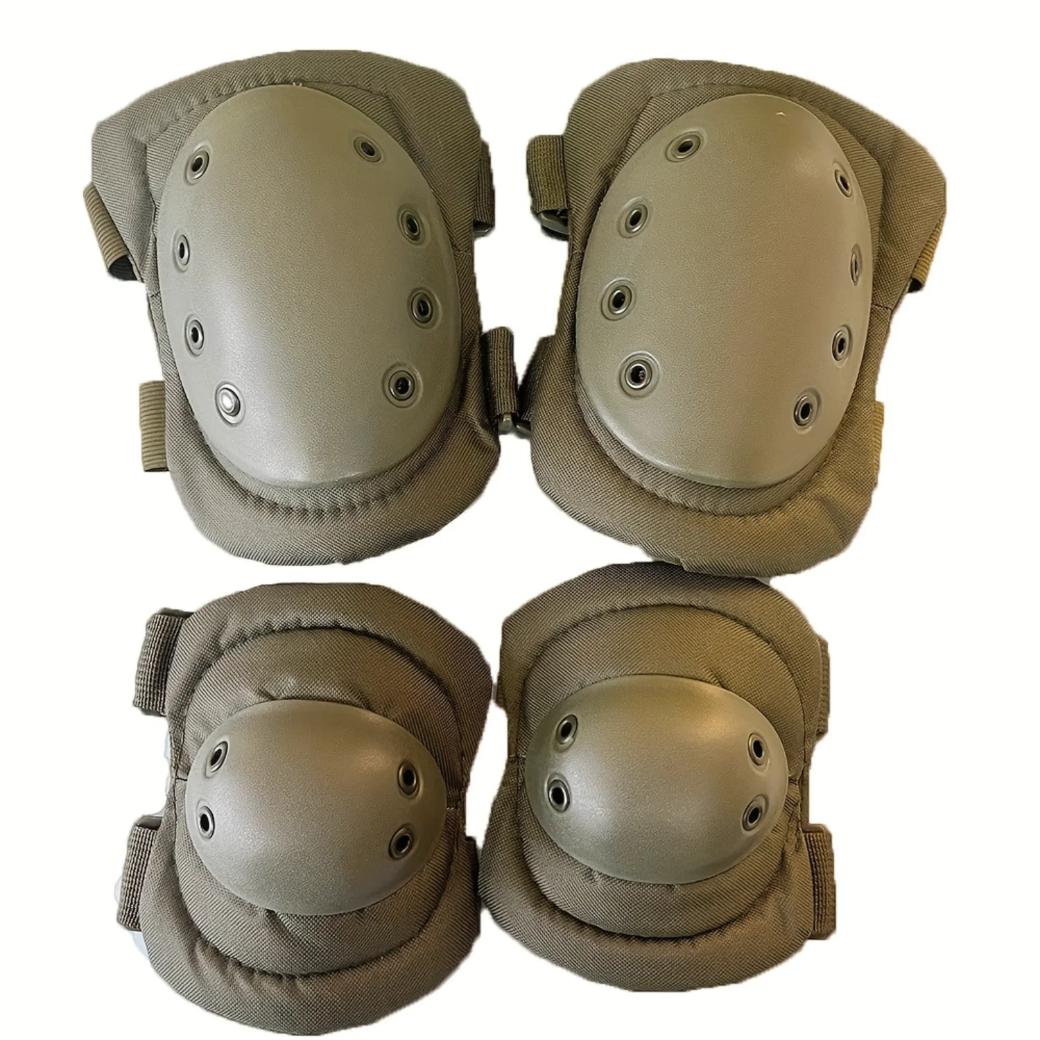 

4pcs Knee & Elbow Protective Pads for Airsoft, Paintball, Skate & Outdoor Sports - Fits 99.21-220.46LB