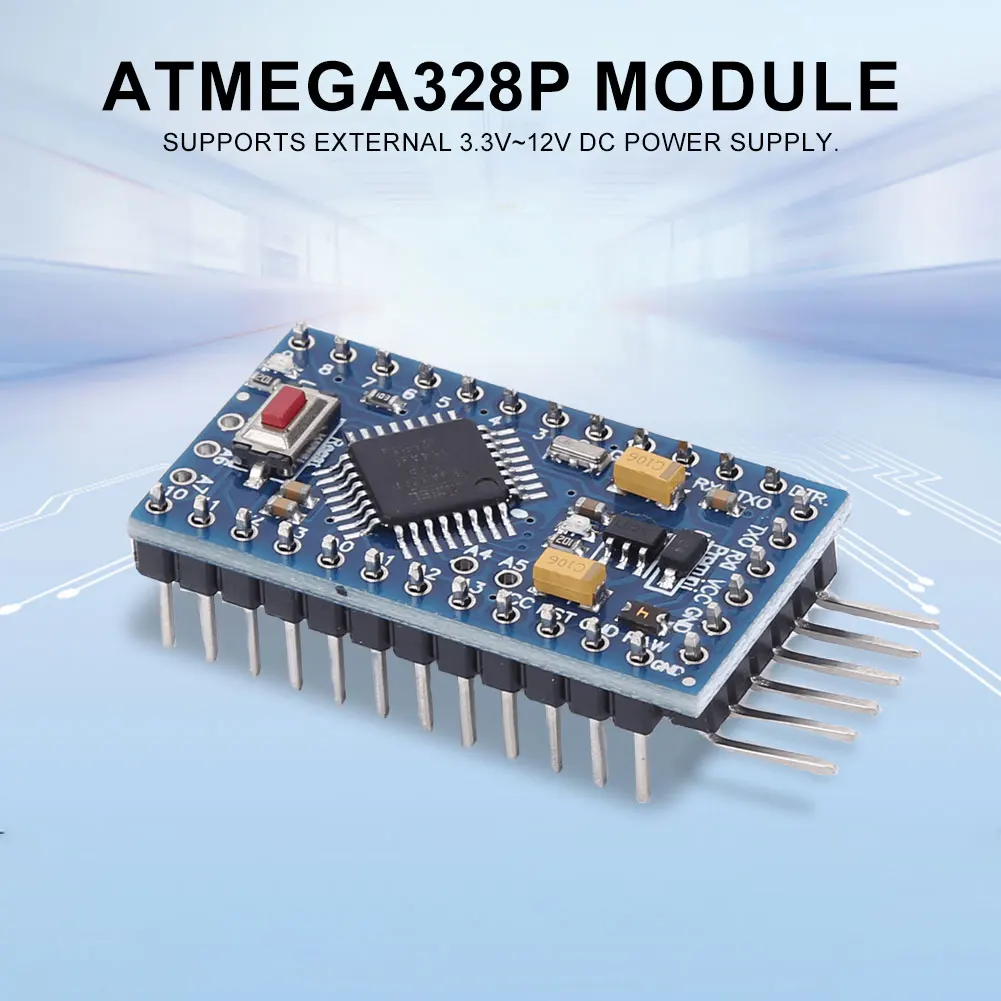 1-10PCS Pro Mini ATMEGA328P ATMEGA328 โมดูล 5V 16MHz บอร์ดพัฒนา 3.3V 8MHz อิเล็กทรอนิกส์บล็อกสำหรับอาร์ดูโน่