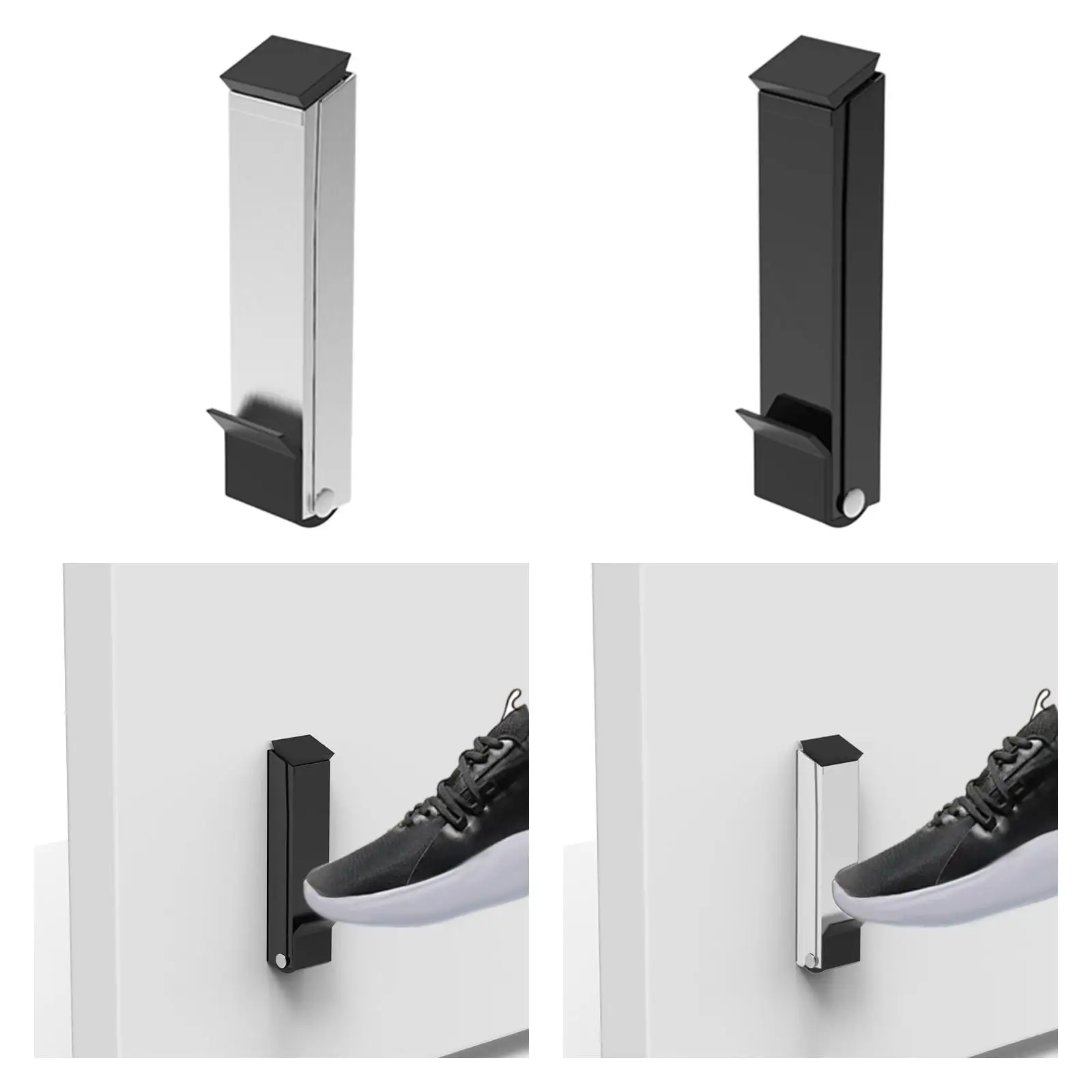 Tope de puerta Tope de puerta desplegable a prueba de viento para apartamento garaje lavandería