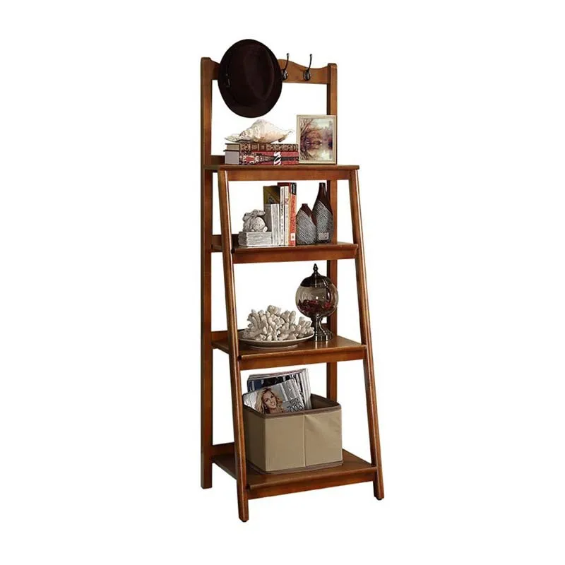 

Home shelves Solid wood bookshelves Simple floor-to-ceiling small shoe shelves Door living room storage shelves