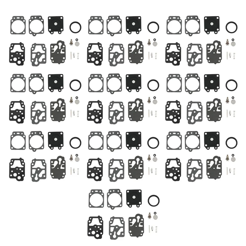 

A50U 40Pcs Carburetor Repair Rebuild Gasket Needle Kit For Walbro K20-WYJ Echo Toro Ryobi Honda Homelite Trimmer
