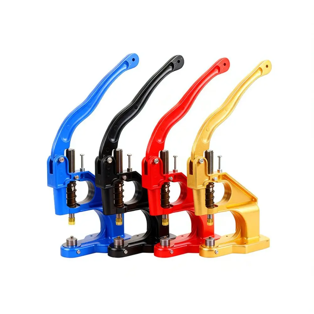 Aluminum Manual Hand Press Machine Snap Fastener Setter For Apparel Tailoring Leather Craft Workshop