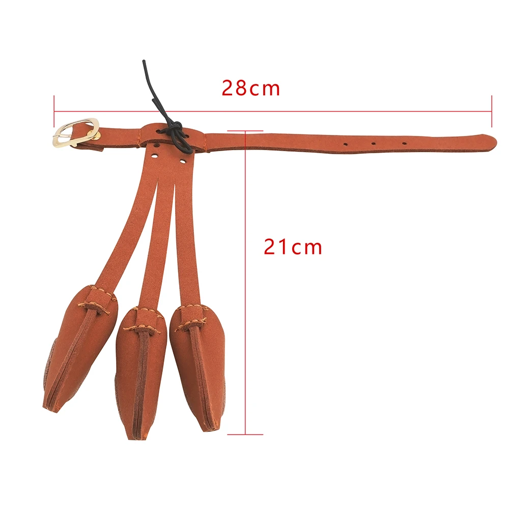 Three Finger Protector Shooting Glove Finger Guard Recurve Bow Archery Accessories Outdoor Hunting Safety Glove Accessories