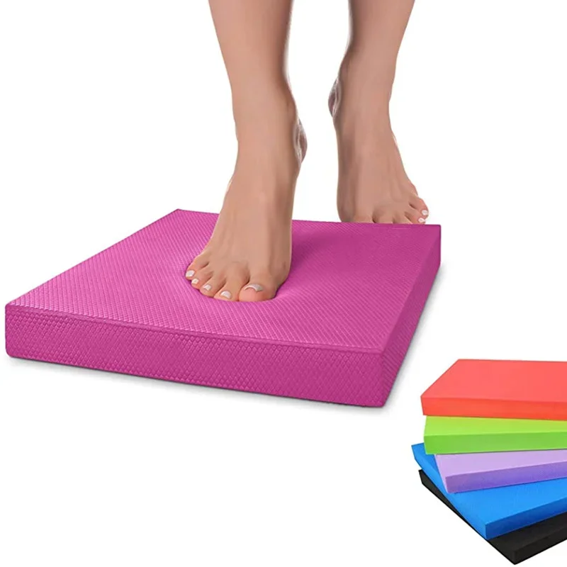 Suitable for Large Pilates Fitness Knee Trainer TPE Yoga Mat Foam Thick Balance Pad Stability Training Soft Sports Balance Pad