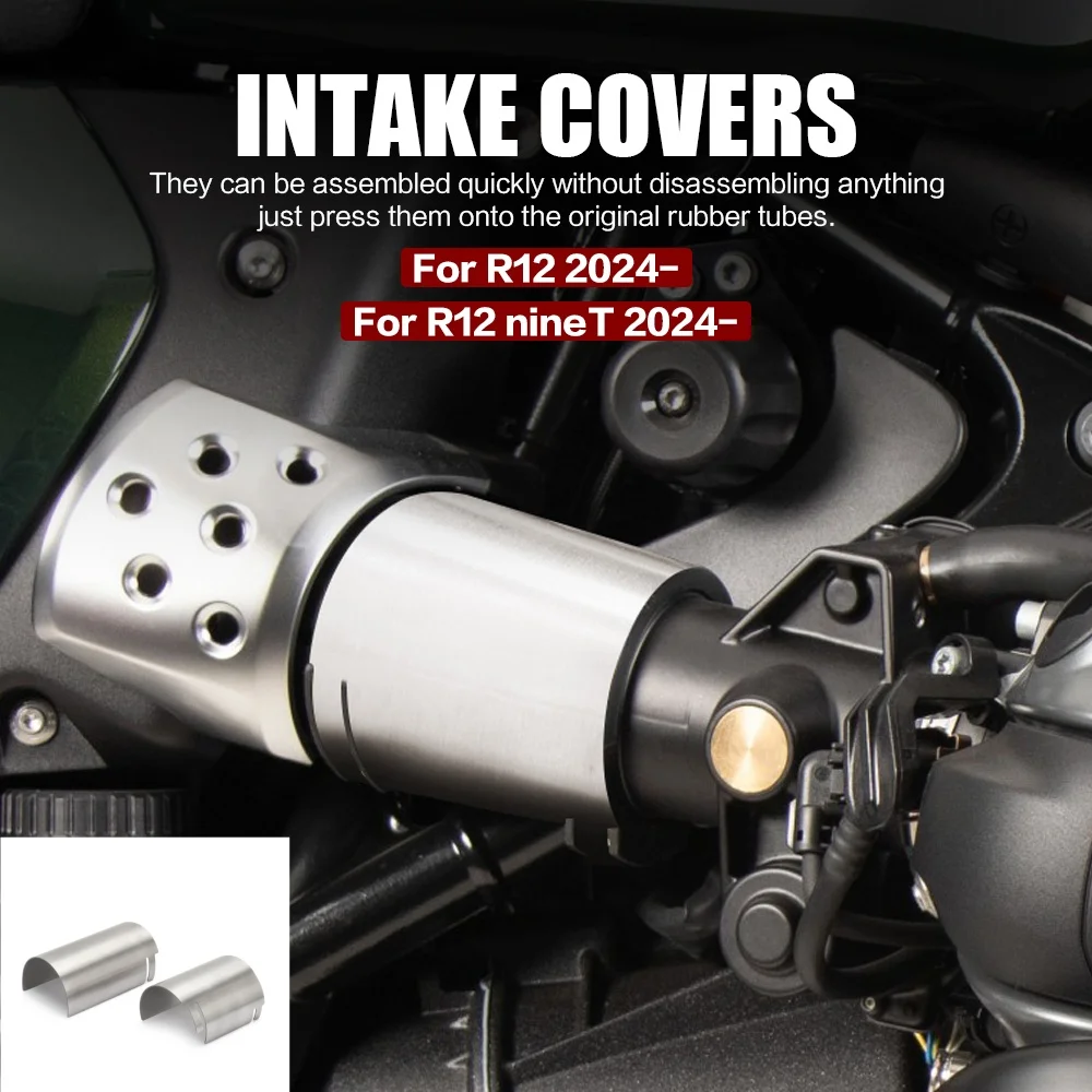 

Защитные накладки на воздухозаборник для мотоциклов BMW R12 NineT NINET 2024-2025 из нержавеющей стали, комплект аксессуаров