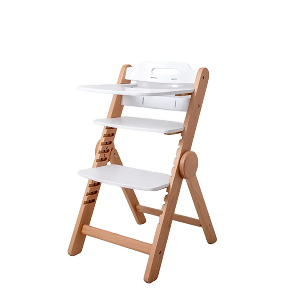 High Quality Luxury Foldable Adjustable Height Feeding Baby High Chair