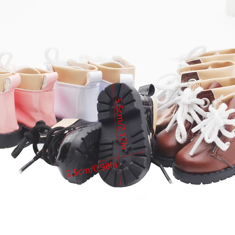 Mini Pop Schoenen Martin Laarzen Hoge-Top Pu Schoenen Voor Amerikaanse Paola Reina Pop & 1/6 Bjd Blythe Exo pop Laarzen Meisje Gift