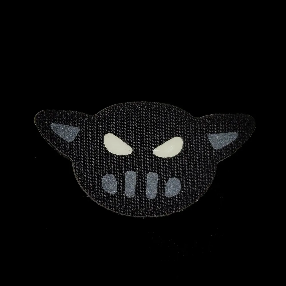 PVC Scorpion Infrared Reflective IR Patch Imp Traffic Light Scorpion Unit Tactical Badge Emblem Clothes Backpack Hook Applique