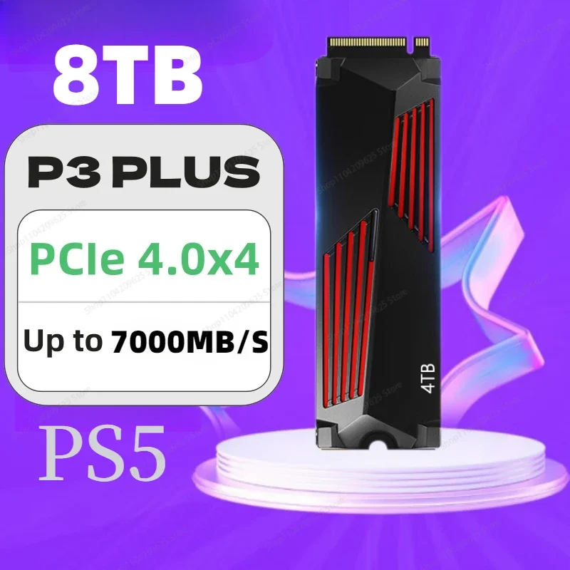 

990PRO P3 Plus 500GB 1TB 2TB PCIe Gen4x4 SSD 3D NAND TLC NVMe M.2 2280 Gaming Solid State Drive,up to 7000MB/s,Original and NEW