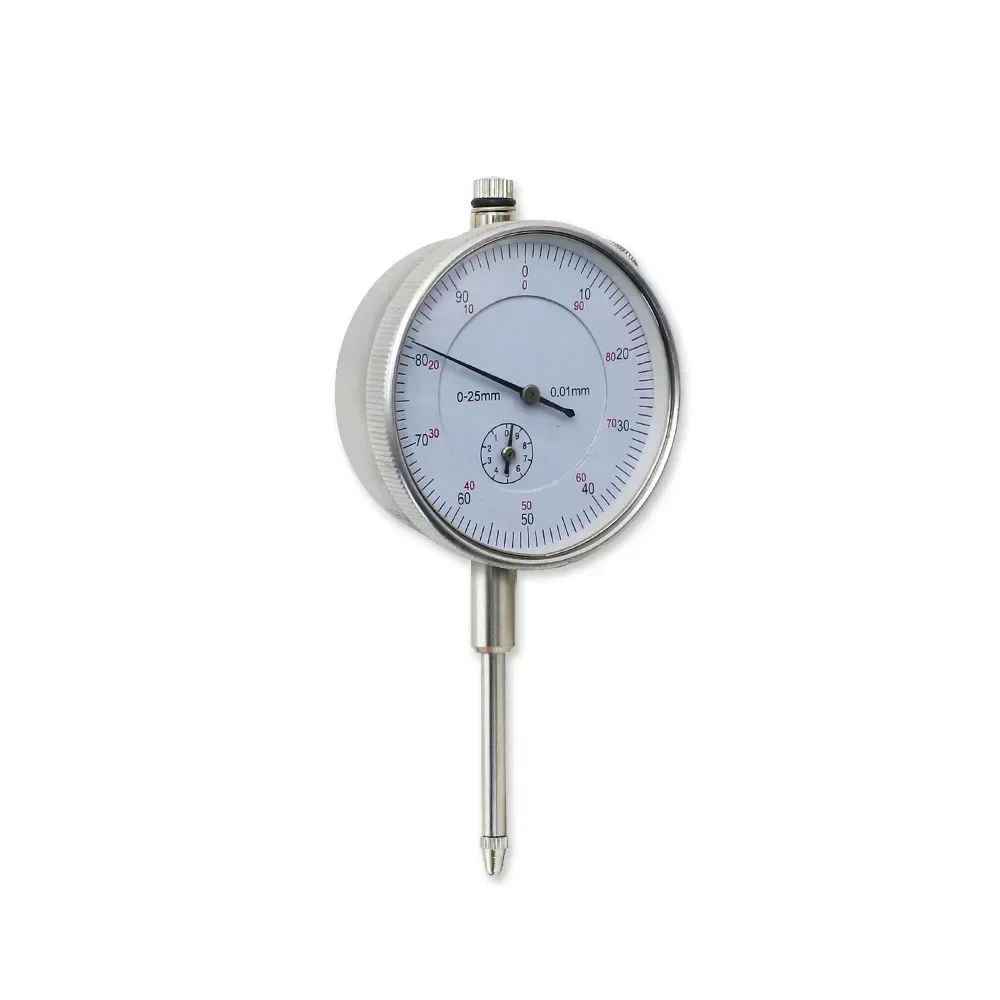 SHAHE 0.01mm 0-25 mm Metric Dial Indicator With Back Lug Dial Gauge 0-25 mm Dial Gauge Indicator Measuring Tools