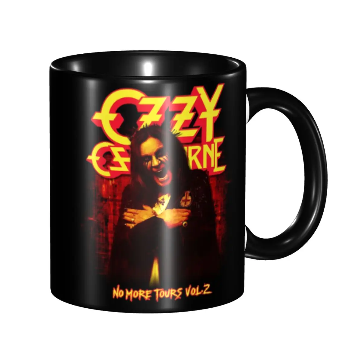 

Customized Ozzy Osbourne Prince Of Dark Mug DIY Ceramic Tea Milk Coffee Cup