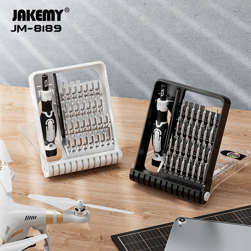 JAKEMY JM-8189 zestaw wkrętaków precyzyjnych magnetyczne płaskie końcówki Phillips zestawy śrubokrętów do telefonu komórkowego narzędzie do naprawy aparatu PC
