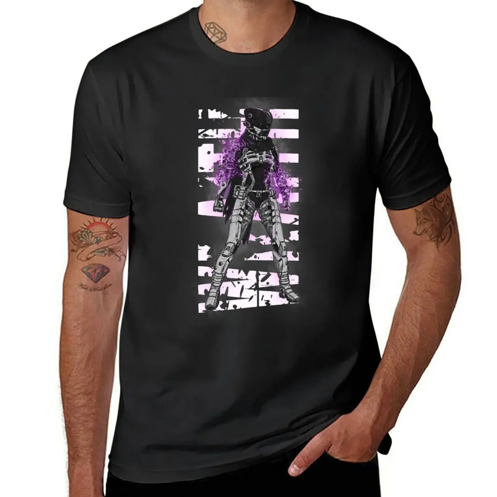 Apex Legends - Wraith Void Walker Shattered (Purple) T-Shirt man clothes vintage t shirt men