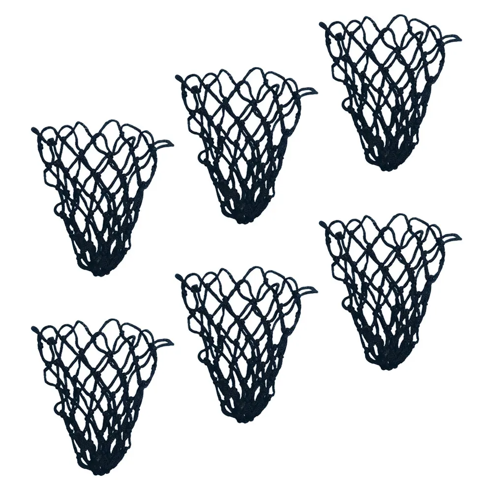 6 Pcs Billiards Pocket Ball Catcher Tables Accessories Net Bag Replacement White Mesh Bags
