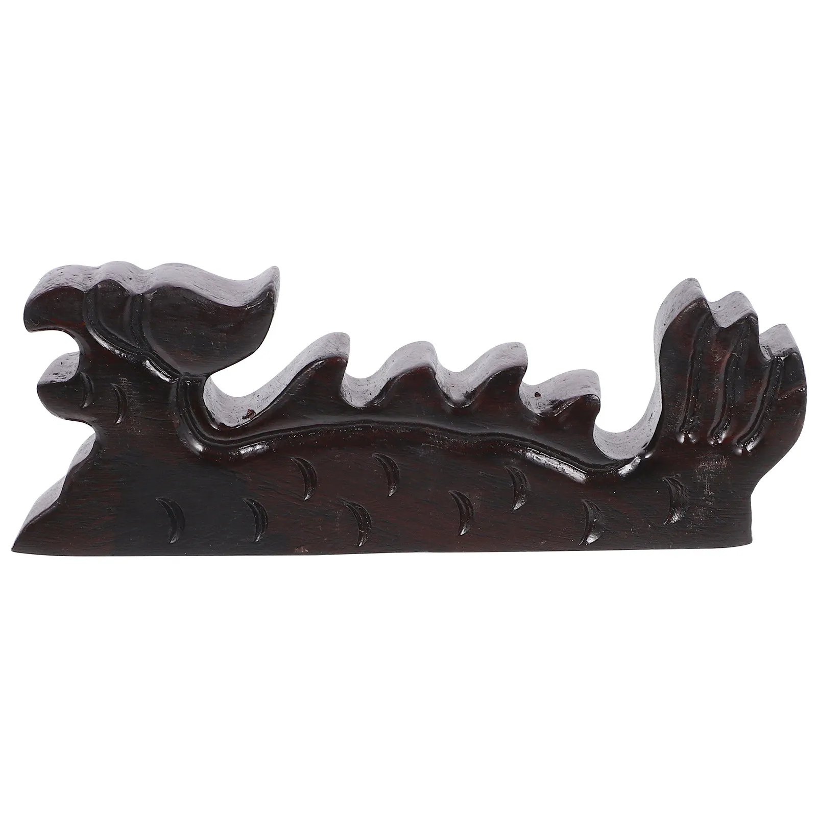 Exquisite Wooden Brush Pen Holder Stable Base Calligraphy Pen Stand for Writing Brush Rest Tea Ceremony Accessory Vintage Style