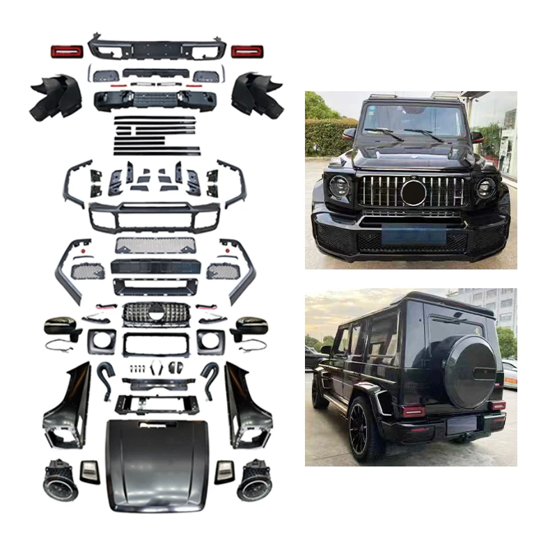 Restomod Body Kits2019-2023 Model Upgrade W464 Front Bumper Rear Bumper Old New Body Kit Suitable For G-Class W463