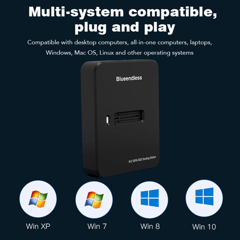 M.2 NVME خارجي SSD حاوية القرص الصلب 10G القراءة عبر الإنترنت سرعة الكتابة SSD لمحطة إرساء M.2 NVME SD #4