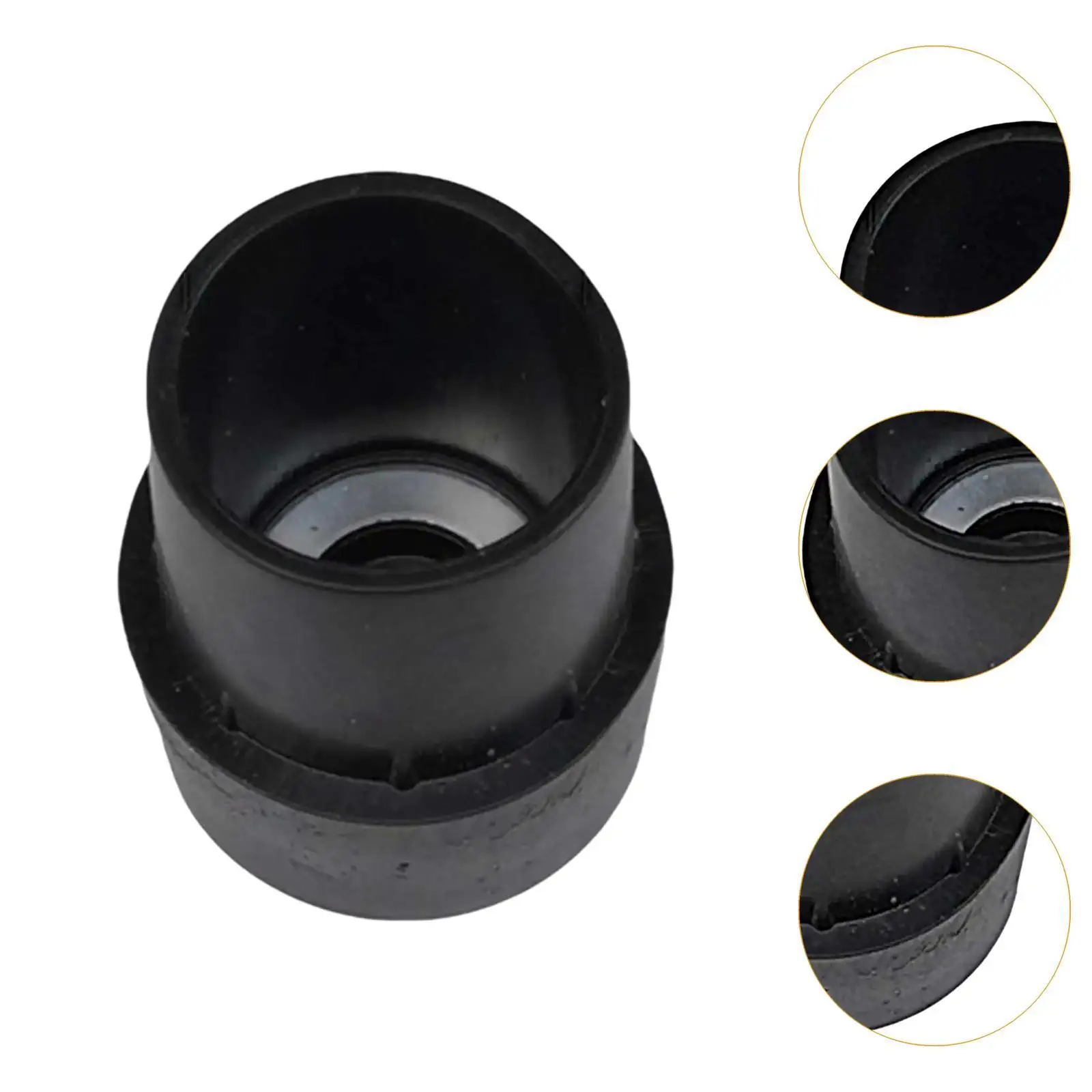 منصات الساق الترامبولين كتم المطاط عدم الانزلاق سهلة التركيب الساق نصائح الأسود الكلمة حصيرة امتصاص الصدمات الانتقال السرير الأنابيب يغطي