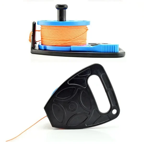

Scuba Diving Reel Spool Finger Line Retractable Reels With Handle Stopper For Snorkeling Underwater Water Sports Gear