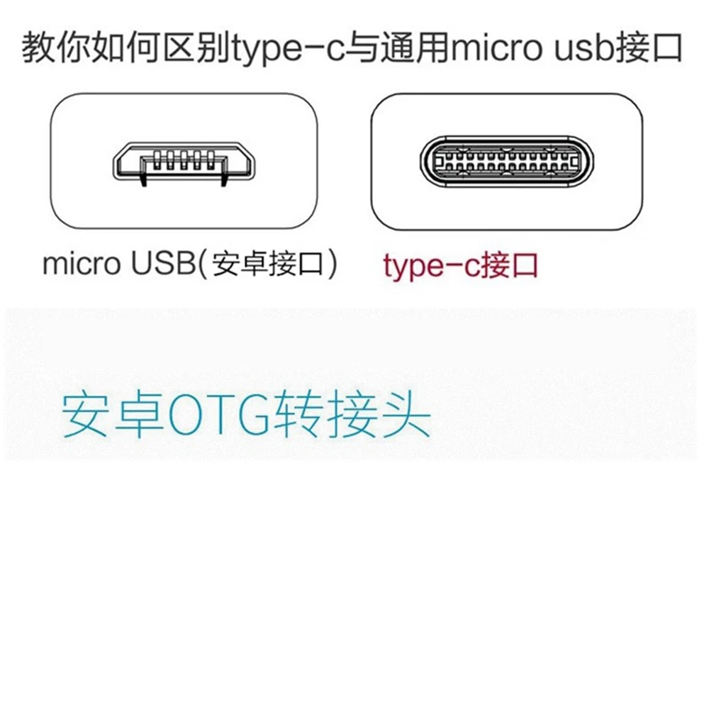 Адаптер OTG с Micro USB на USB, конвертер для зарядки и синхронизации данных для Huawei P10 MacBook