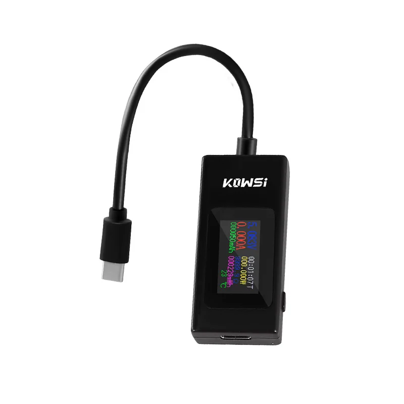 KWS-066C نوع-C تستر DC4-30V الجهد متر توقيت مقياس التيار الكهربائي شاشة رقمية قطع مؤشر الطاقة 2-Way جهاز قياس الجهد الكهربائي الحالي #2