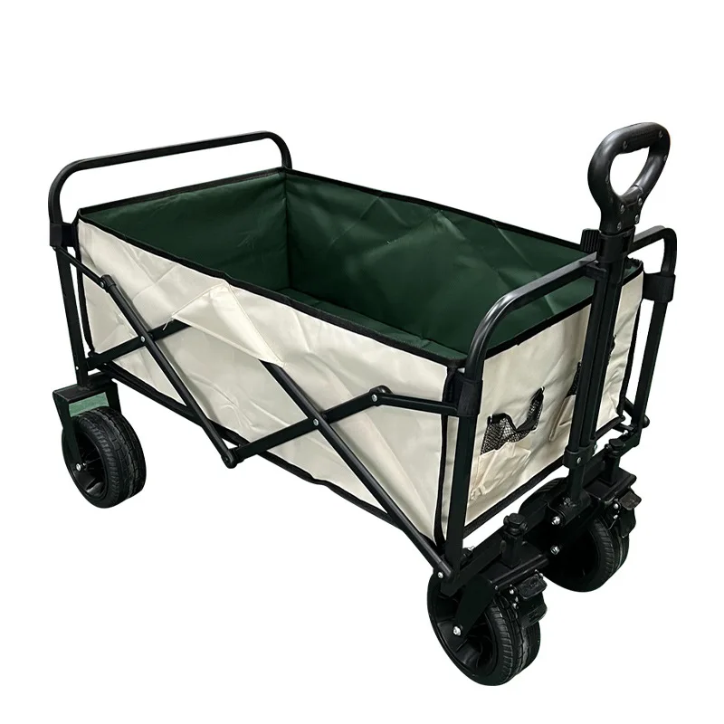 Outdoor camp cart table board Camper cart foldable desktop integrated trolley table board stall table