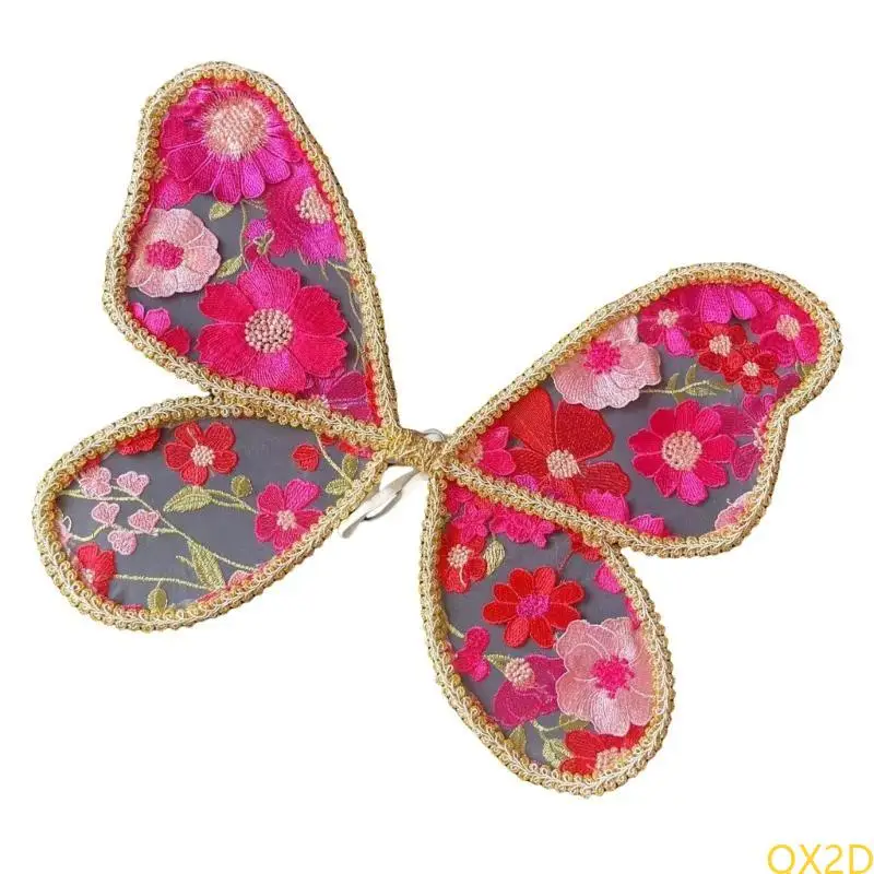 

QX2D, вышитое прекрасное крыло Полиэфирное крыло удобное крыло для детей, день рождения